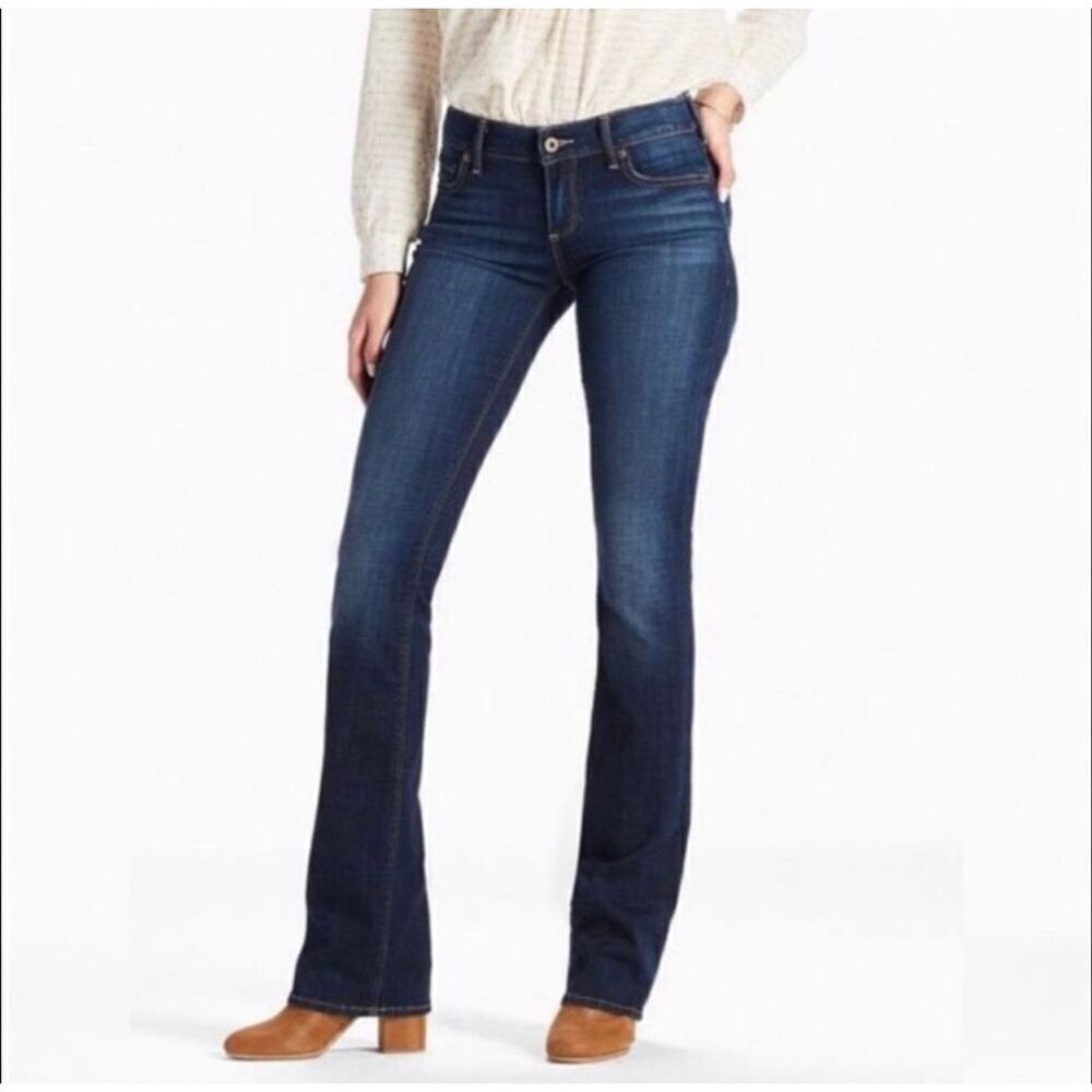 Lucky Brand Womens Lolita Boot Dark Wash Ankle Jean Size 10/30